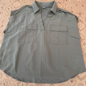 Old Navy Olive Green Women's Top